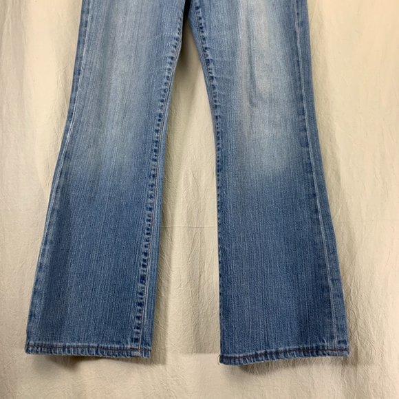 Big Star Bootcut Jean in Medium Indigo Distressed - Picture 7 of 10